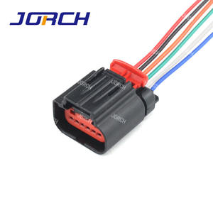 Connettore adatto del cablaggio del cavo di H delle parti del supporto dell'ago del giunto di TerminalsButt del connettore femminile di 6 pin DJ7065YB-1.2-21 - Product Image 2