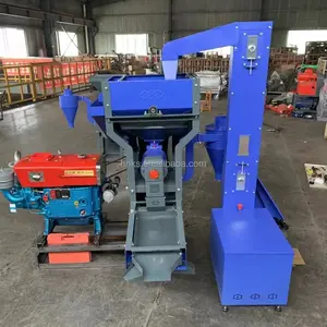 New Design Multi-functional diesel-powered rice milling machine BB-N70D PM+ELEVATOR produced by HONGSHI Machinery