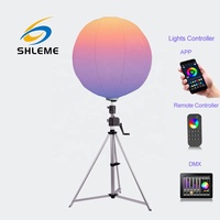 Ballon à LED gonflable à télécommande RVB CCT avec tailles personnalisées