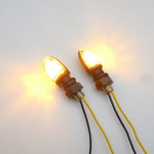 Motorcycle Modified <b>Mini</b> <b>LED</b> Turn Signals, Side Marker Corner <b>Lights</b> for Harley Davidson & Electric Scooter - Product Image 2