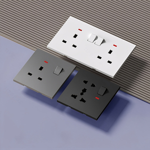 Enchufe de Pared Inteligente <span class=keywords><strong>para</strong></span> Reino Unido, 20W, Doble USB y Tipo-C, Cargador Rápido, 4 Tomas de Corriente <span class=keywords><strong>para</strong></span> Hogar/Oficina, Interruptor de Alimentación <span class=keywords><strong>para</strong></span> <span class=keywords><strong>PC</strong></span> de 1/2/3 Vías - Product Image 5