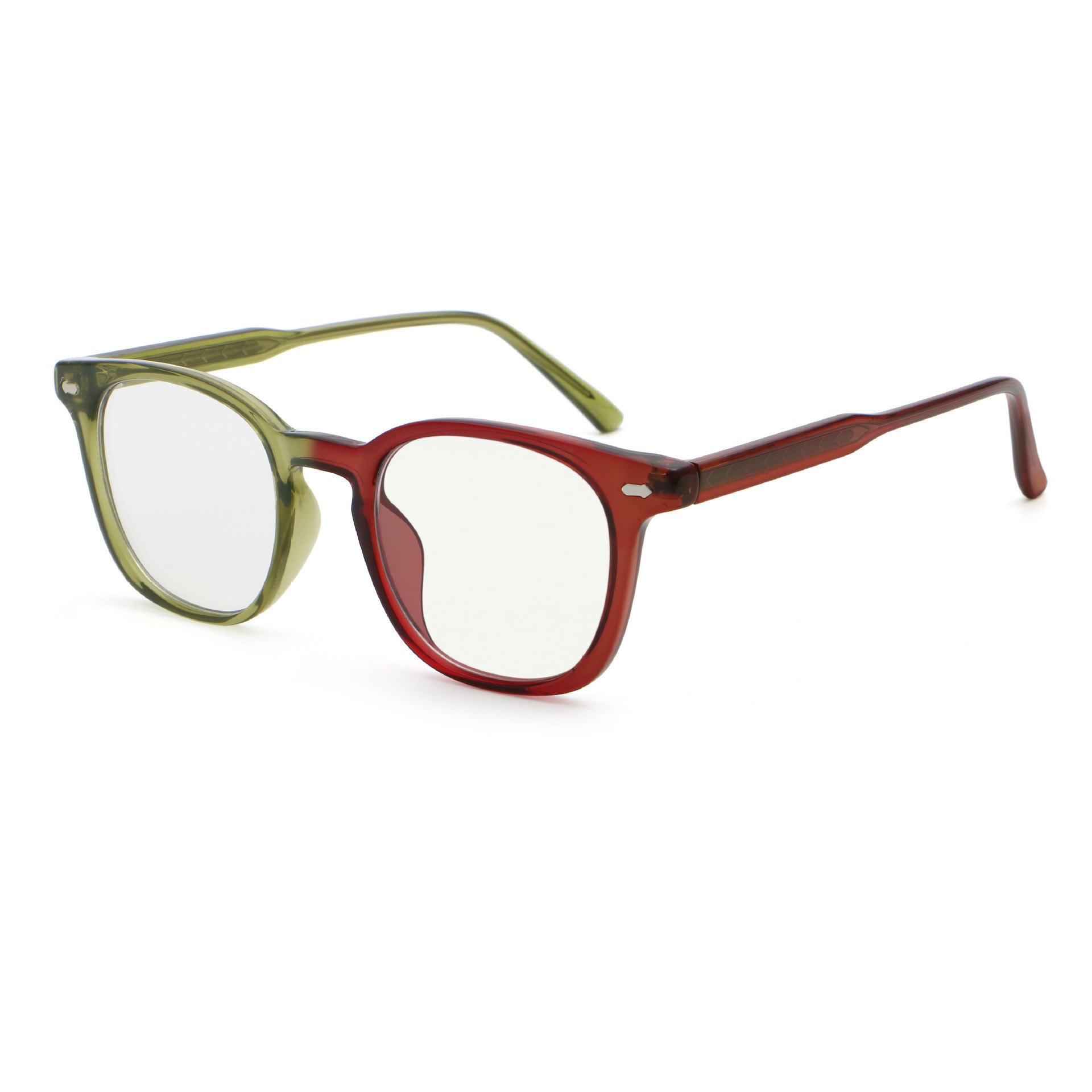 Il passe du vert clair au rouge rose