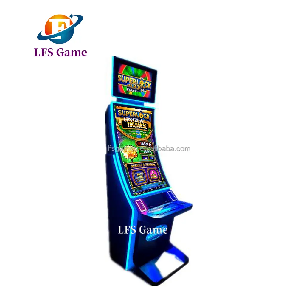 North America hot selling new 43 inch curved screen with top screen skill game machine
