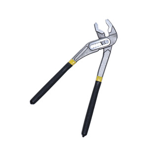 Adjustable Pipe Pliers 1 In To 1/2 In Jaw Width Serrated Chrome Vanadium Steel Industrial Grade Tool - Product Image 2