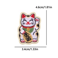 Patchs en tissu brodé personnalisés Chenying, style japonais, pour sacs/sacs à main, vêtements, motif Sakura Koi Fish