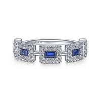 CAOSHI 2026 Nouvelle bague de fiançailles en argent plaqué, creuse, avec zircon cubique, pour femmes, délicate, bleue, en forme de zircon cubique