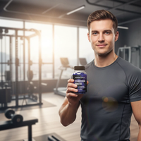 Gummies pour hommes en gros avec Herbe de chèvre cornée, Maca noire et Tribulus – Soutien 6 en 1 pour booster l'énergie masculine