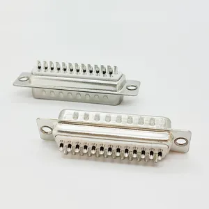 Hot sale PCB solder/screw gold-plated vertical horizontal 9 15 pin d-sub db15 db 9 female male dsub connectors