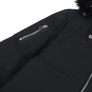 Parka Courte Homme Coupe-Vent avec Capuche à Bordure en Fourrure Multi-Tons Moose et Manches Courtes - Product Image 4
