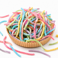 Bonbons gélifiés multicolores moelleux, saveur fruitée, halal, vente en gros, personnalisables, en vrac, avec logo, offre spéciale
