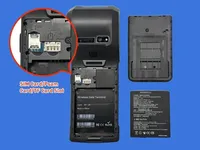 Impresora Portátil de 58 mm con Conexión USB Tipo-C, 16 GB de Almacenamiento, Pantalla HD Clara, para Punto de Venta, Comida para Llevar, Sdlpos