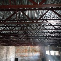 Tôle de toiture en acier 4x8 Tôle d'acier galvanisée ondulée Tôle de plancher