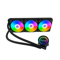 AIO Liquide CPU Refroidisseur 360mm Radiateur Ordinateur Radiateur Refroidisseur D'eau RGB Boîtier D'ordinateur 3pin Aluminium Dissipateur De Chaleur 3 Ans