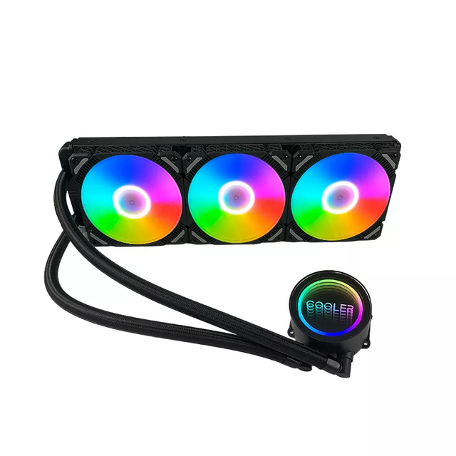 AIO Liquid CPU Cooler 360mm Radiator Computer Radiator Water Cooling Cooler RGB Computer Case 3pin Aluminum Heat Sink 3 Years