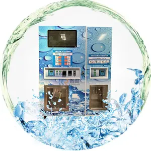 Shopping Mall Park Coin Credit Card Banknote IC Self-service Water and Ice Vending Machine