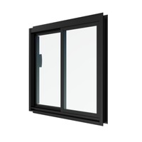 Ventanas correderas abatibles de aleación de aluminio de alto rendimiento Diseño moderno elegante Apertura segura Colgante