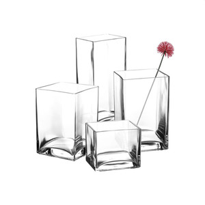 최고의 품질 선인장 큰 꽃 유리 봉오리 꽃병 앰버 브라운 - Product Image 3