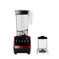 Licuadora RANBEM de 2200W, 2L, Eléctrica, para Uso Comercial y Doméstico, Control por Botones, Alta Resistencia, Velocidad Variable, 8 Velocidades