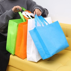 Tùy chỉnh mang nhãn hiệu tái chế không dệt vải siêu âm đen không dệt tàu sân bay hàng tạp hóa xử lý túi cho Túi mua sắm sinh thái - Product Image 3