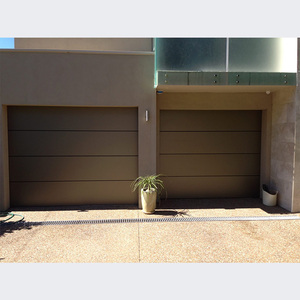 Portes de <span class=keywords><strong>garage</strong></span> en panneaux composites isolés Alucobond, surface finie pour application en entrepôt, porte basculante - Product Image 2