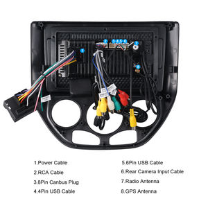 Autoradio Android Podofo 9'' con Cornice 4+64G, Carplay Wireless, Android Auto/WiFi per <span class=keywords><strong>Ford</strong></span> <span class=keywords><strong>Focus</strong></span> <span class=keywords><strong>2005</strong></span> 2006 2007, Personalizzazione OEM - Product Image 4