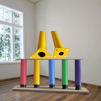 Ensemble de chaises de table de jardin d'enfants modernes chaises de bureau en plastique épais pour enfants respectueux de l'environnement