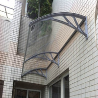 Auvent de fenêtre et de porte modulaire personnalisable facile à installer, auvent de terrasse personnalisable pour grossistes