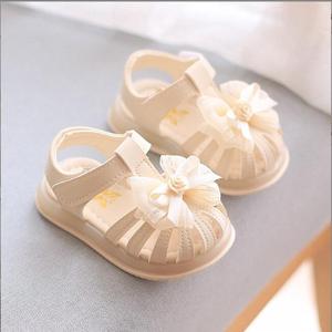 Femme trésor princesse dessin animé sandales nouveau-né bébé arc mocassins femme bébé <span class=keywords><strong>enfant</strong></span> en bas âge chaussures enfants sandales - Product Image 6