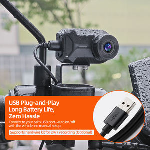 Telecamera DVR per Veicoli JMC IP67 Impermeabile con WIFI, Registrazione Simultanea, Alimentazione USB 5V, Mini Telecamera 2K per Moto - Product Image 5