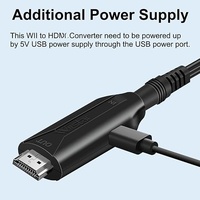 Convertidor de N64 a HDTV, compatible con salida de audio y video, cable de enlace HDTV para modos N64, conectar y usar, compatible con pantalla HD 1080P/720P
