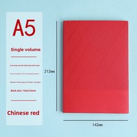 Ensemble de carnets de notes de luxe A5 personnalisés X615 avec couverture en tissu et en PP, rechargeables, papeterie, stylo, boîte cadeau en cuir, journal