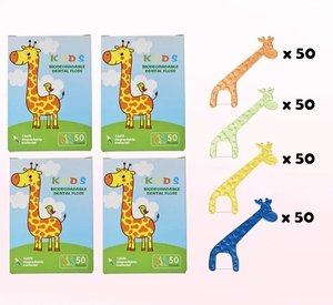 50 pièces, nouveau design, forme d'animal, cure-dents pour enfants mignons, biodégradables, colorés, cure-dents pour enfants, boîte pour usage domestique - Product Image 1