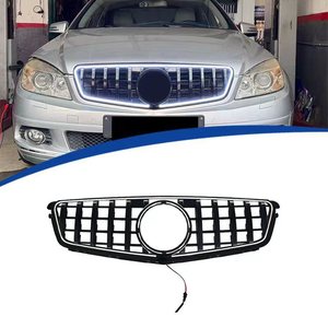 กระจังหน้า Mercedes-Benz C-Class W204 LED ปี 2009-2014 แบบมีไฟ  อะไหล่เปลี่ยน  วัสดุ ABS - Product Image 1
