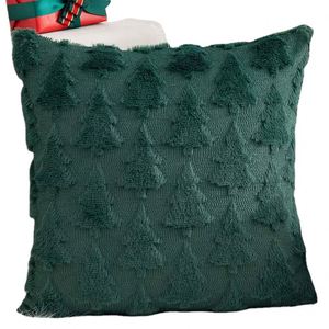 Christmas Throw Pillow Case Without Core Snowflake Christmas Tree Home Sofa Back <b>Cushion</b> <b>Pad</b> Holiday Decorative <b>Cushion</b> Cover - Product Image 1
