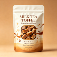 Sachets personnalisés pour bonbons, qualité alimentaire, à fermeture éclair, pochettes Mylar pour sucettes avec fenêtre