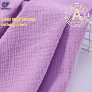 Tissu en mousseline de coton biologique 100% anti-microbien à 2 couches de haute qualité pour vêtements de nuit et langes - Product Image 4