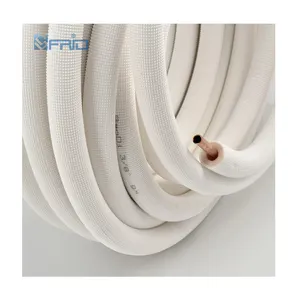 Scottfrio 1/4" 3/8" 1/2" 5/8 3/4" 5/8"Pe Or Rubber Insulated Air Conditioner Copper Pipe And Tube Line Set 10m 20m 30m 40m 50m