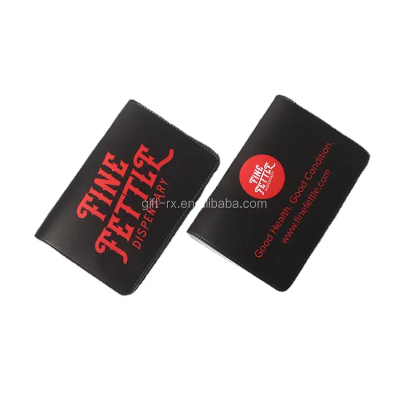 black PVC Folding business card holders for promotion