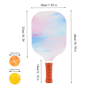 Raquette de pickleball 40x20x1,3 cm en fibre de verre antidérapante pour l'entraînement des enfants - Product Image 4