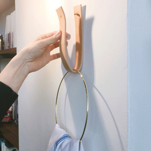 Fabricant de porte-serviettes en cuir, porte-serviettes de style moderne minimaliste, porte-serviettes en cuir créatifs et raffinés - Product Image 3