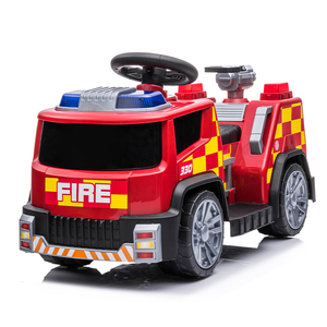 <span class=keywords><strong>Camion</strong></span> <span class=keywords><strong>de</strong></span> pompiers électrique pour enfants, voiture-jouet bon marché pour bébé à conduire - Product Image 1