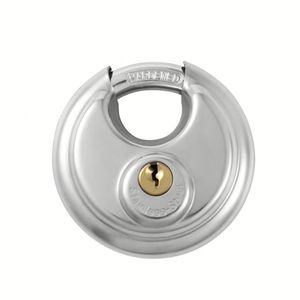 ANLI 70MM Acier inoxydable robuste de sécurité # 304 cadenas à disque ronds combinés et clés - Product Image 2