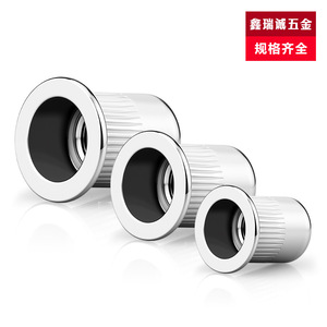 Xinruicheng Kit d'inserts à rivets moletés en acier inoxydable 304 M3 M4 M5 M6 M8 M10 M12 à tête plate pour équipement de communication - Product Image 4