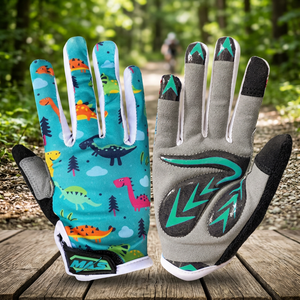 Gants de vélo demi-doigts unisexes pour l'extérieur, compatibles écran tactile, cyclisme route et VTT, respirants, antidérapants, protection paume en cuir - Product Image 3