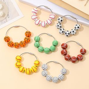 Monogram Sports-Style Creative Keychain Pendant <b>Bag</b> <b>Charms</b> New Design for <b>Bag</b> Pendant Basketball Keychain <b>Charms</b> - Product Image 1