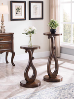 Table console sur pied en bois de chêne massif, style américain et européen, simple, antique, taille et couleur personnalisables, pour salon