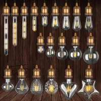 Винтажная Светодиодная лампа Эдисона с регулируемой яркостью, 2 Вт, 4 Вт, 6 Вт, 8 Вт, E26, E27, B22, светодиодные лампы с античным нитью ST58, ST64, A60, G80, G95, G125, T45, T30