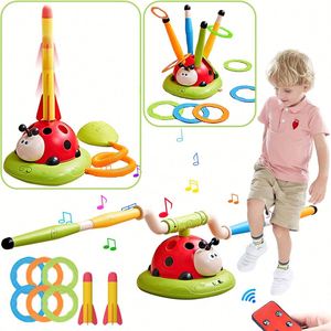 Ensemble de jeu interactif 3-en-1 pour le sport et le divertissement : Corde à sauter, Catapulte circulaire, Lanceur de fusées aériennes et Compétition de puzzles - Product Image 1