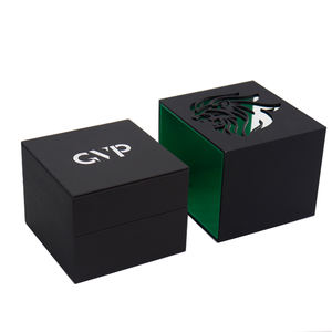 Icono de cabeza de <span class=keywords><strong>león</strong></span> reloj de cuero regalo personalizado joyería de lujo caja de reloj para hombres - Product Image 5