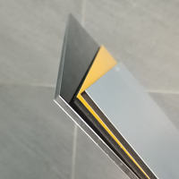 Panneau composite en aluminium de qualité supérieure, revêtement extérieur moderne, revêtement PVDF, ignifuge, antistatique, pour mur extérieur, chambre à coucher